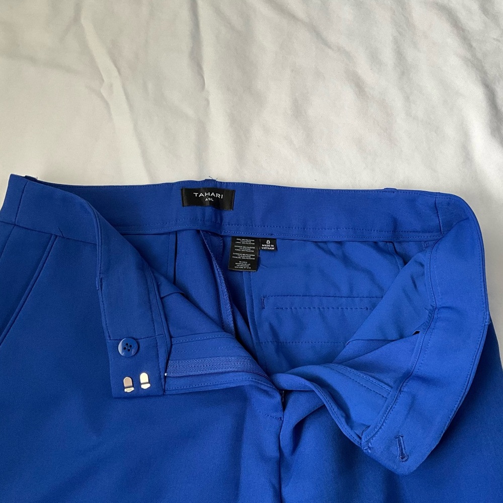 Tahari Vibrant Blue Pants